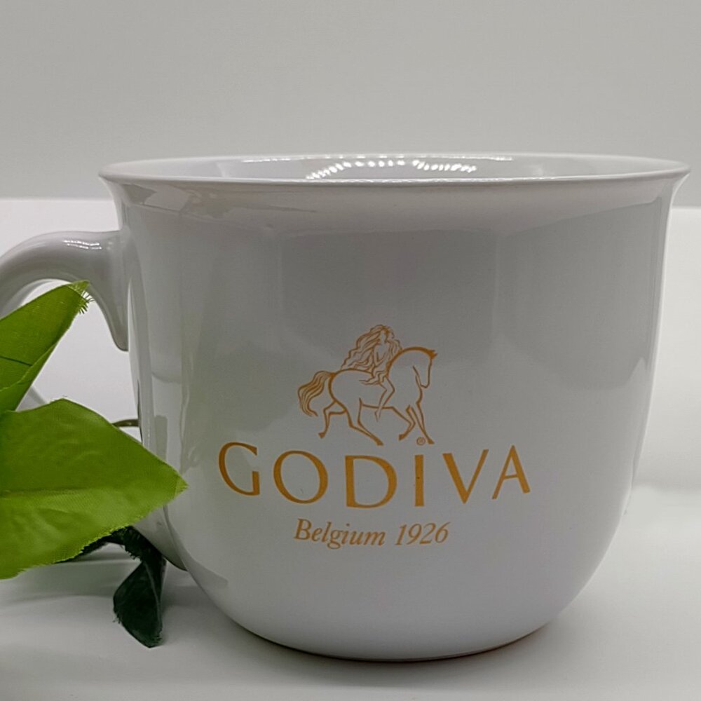 Vintage Godiva Belgium 1926 large 16 ounce Coffee Mug